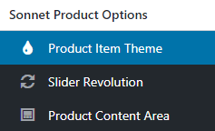 Sonnet Product Options